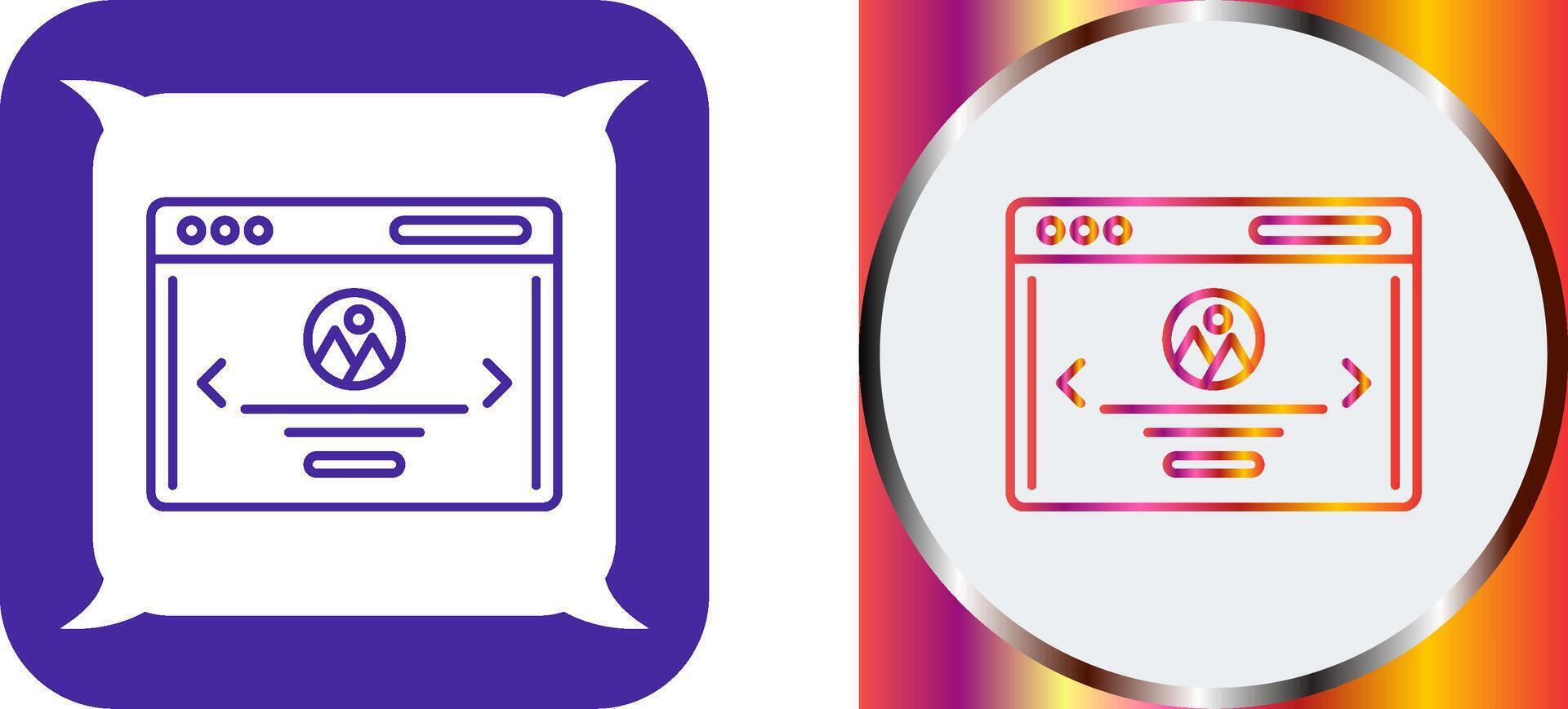 Web Page Icon Design vector