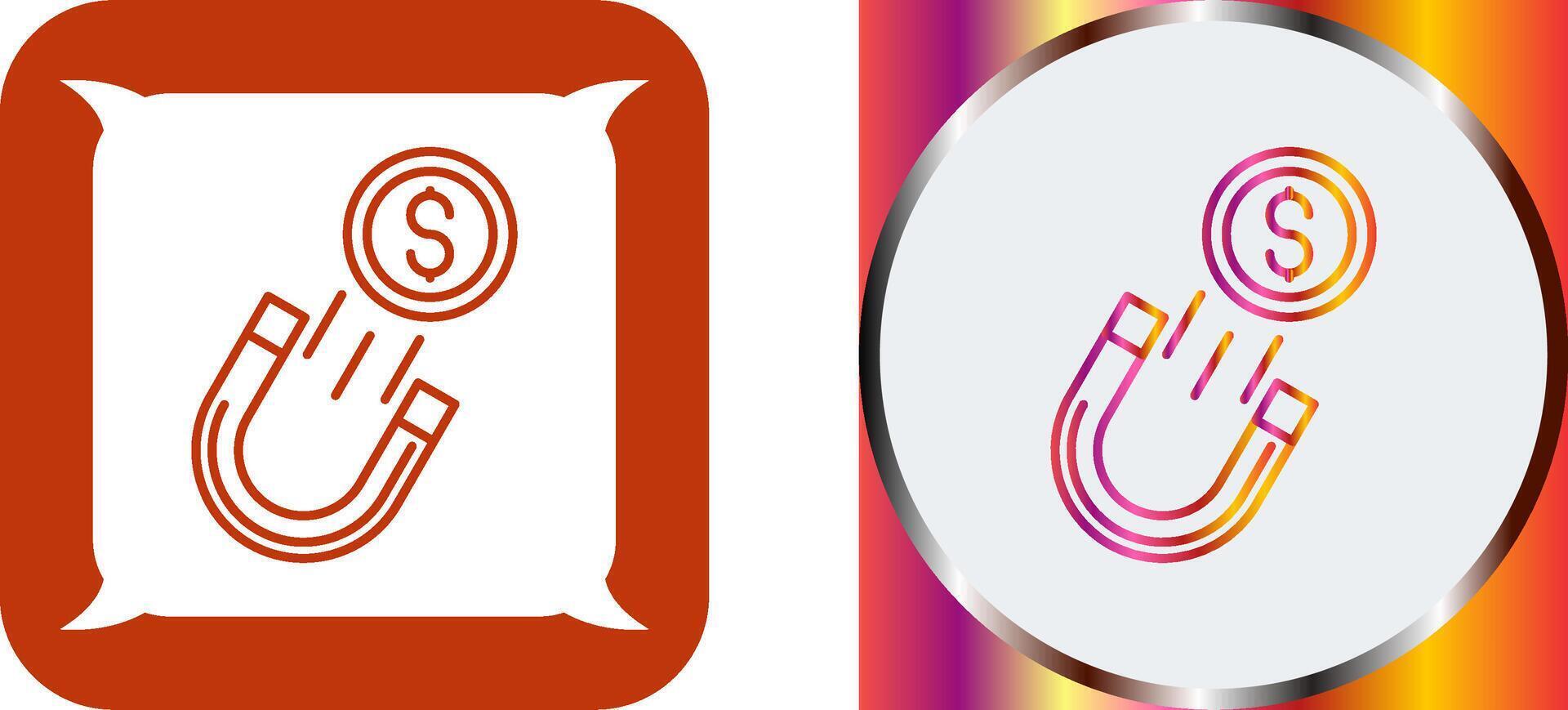 Stealing Money Icon Design vector