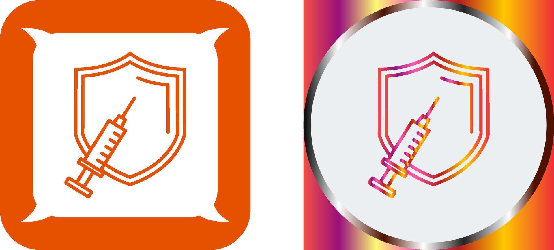 Vaccination Icon Design vector