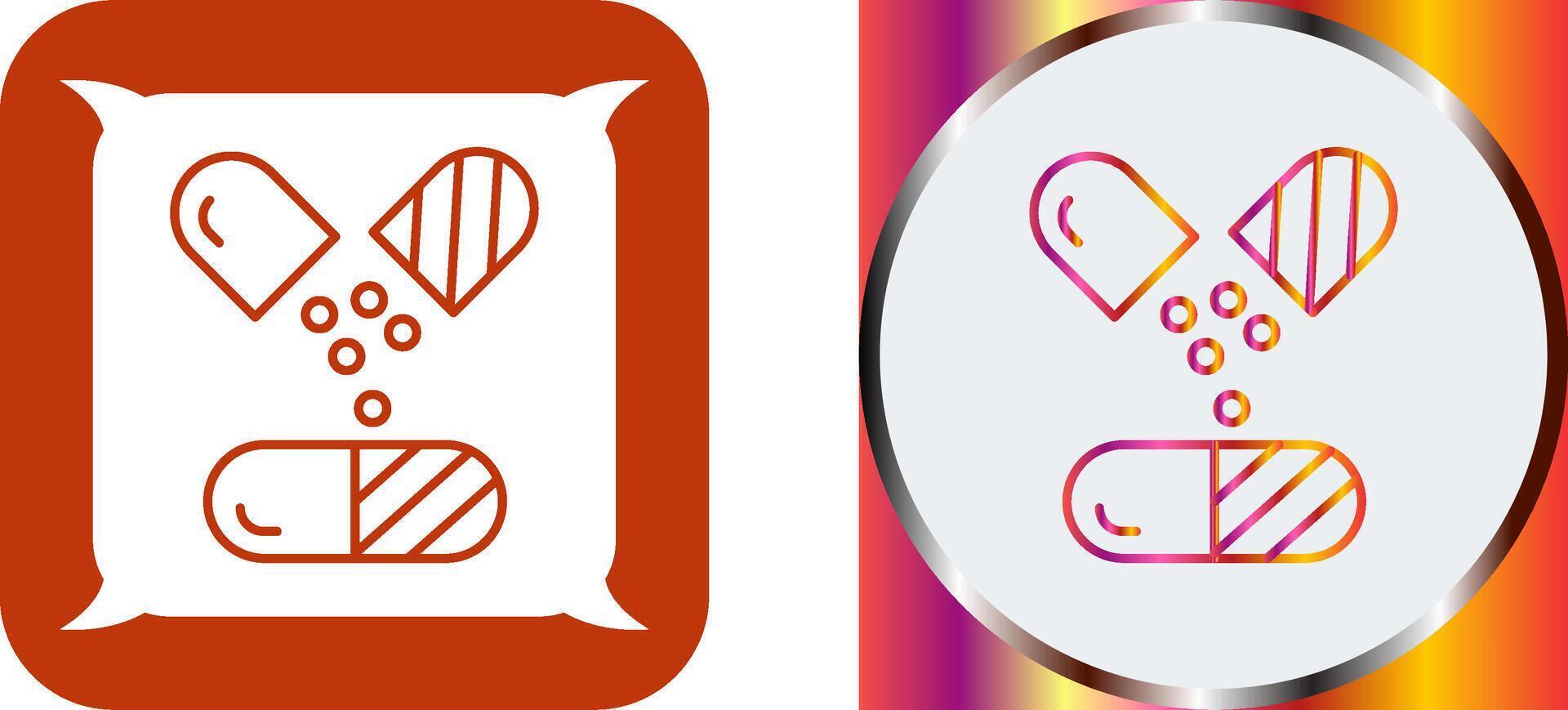 Capsule Icon Design vector