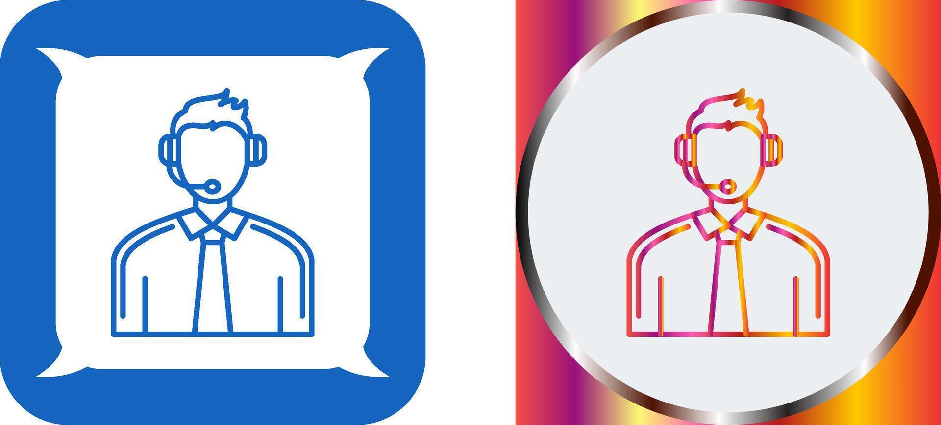 Customer Support Icon Design vector
