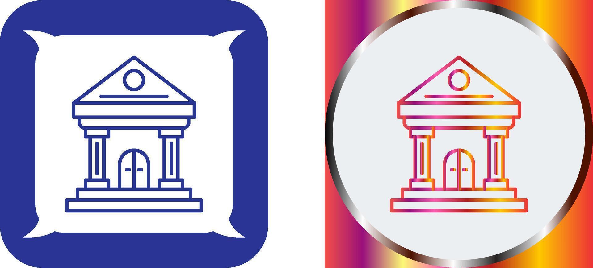 Museum Icon Design vector
