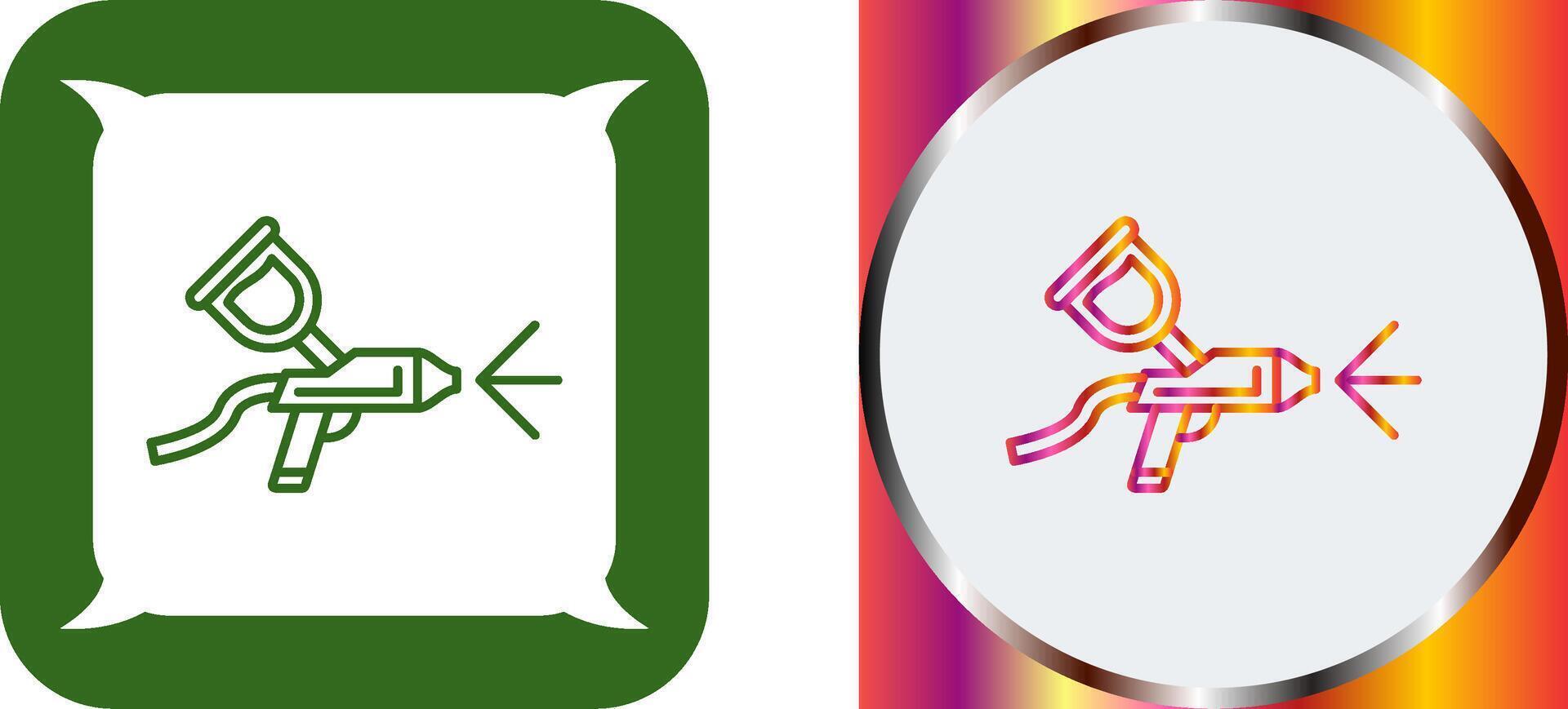 Airbrush Icon Design vector