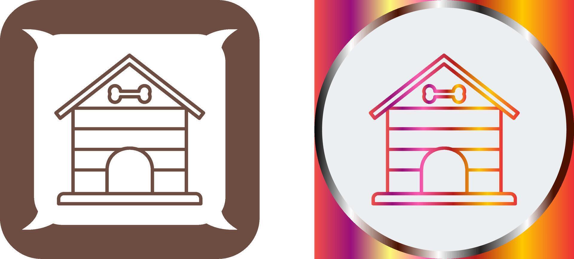 Dog House Icon Design vector