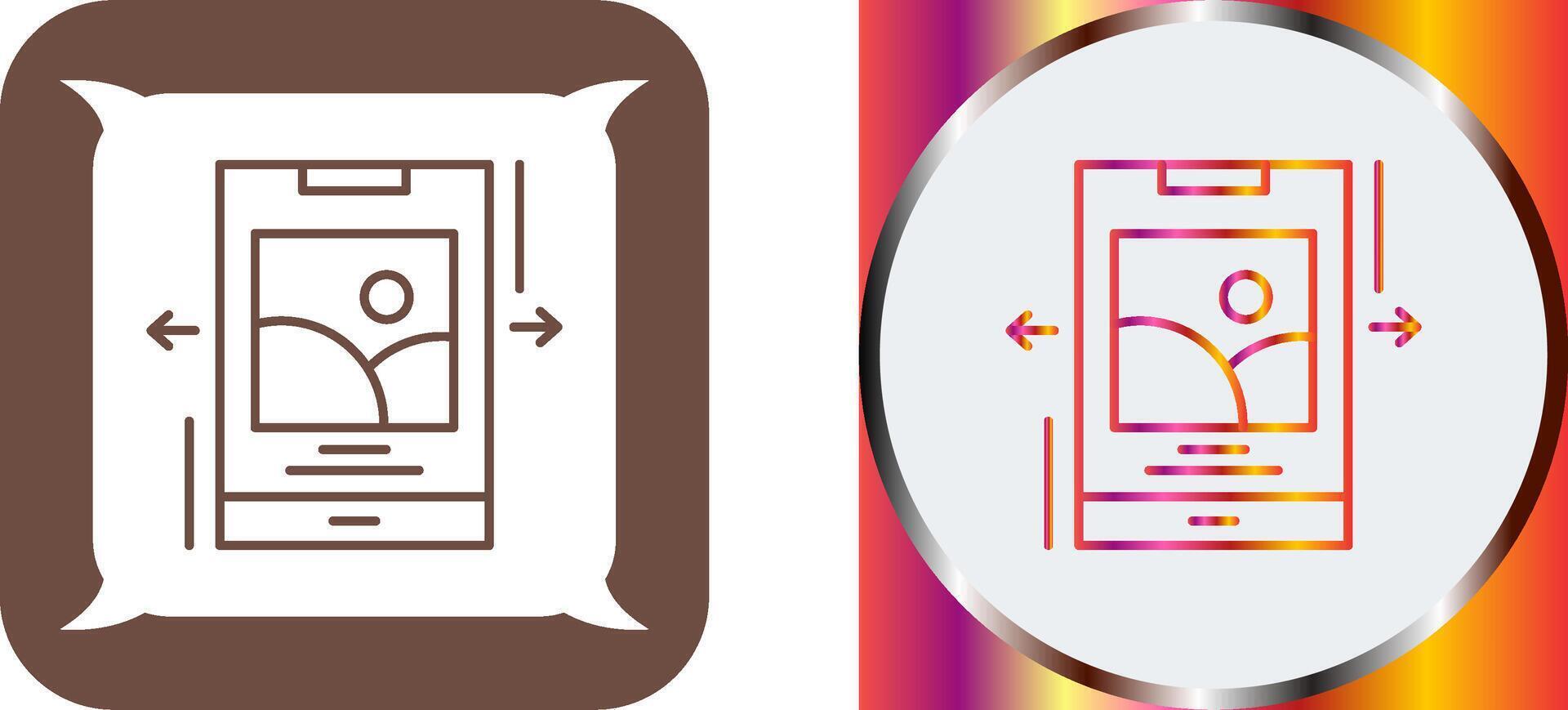 Swipe Icon Design vector