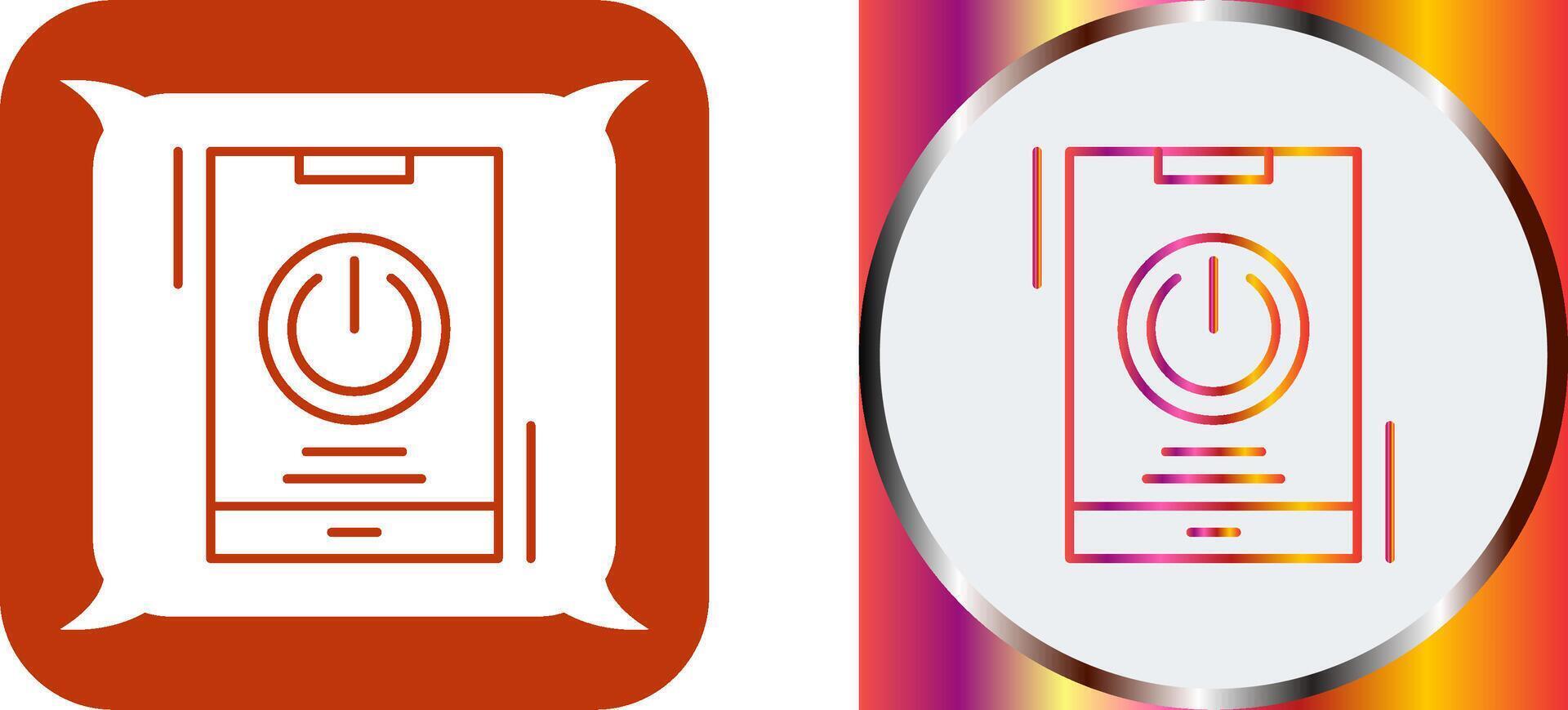 Power Icon Design vector