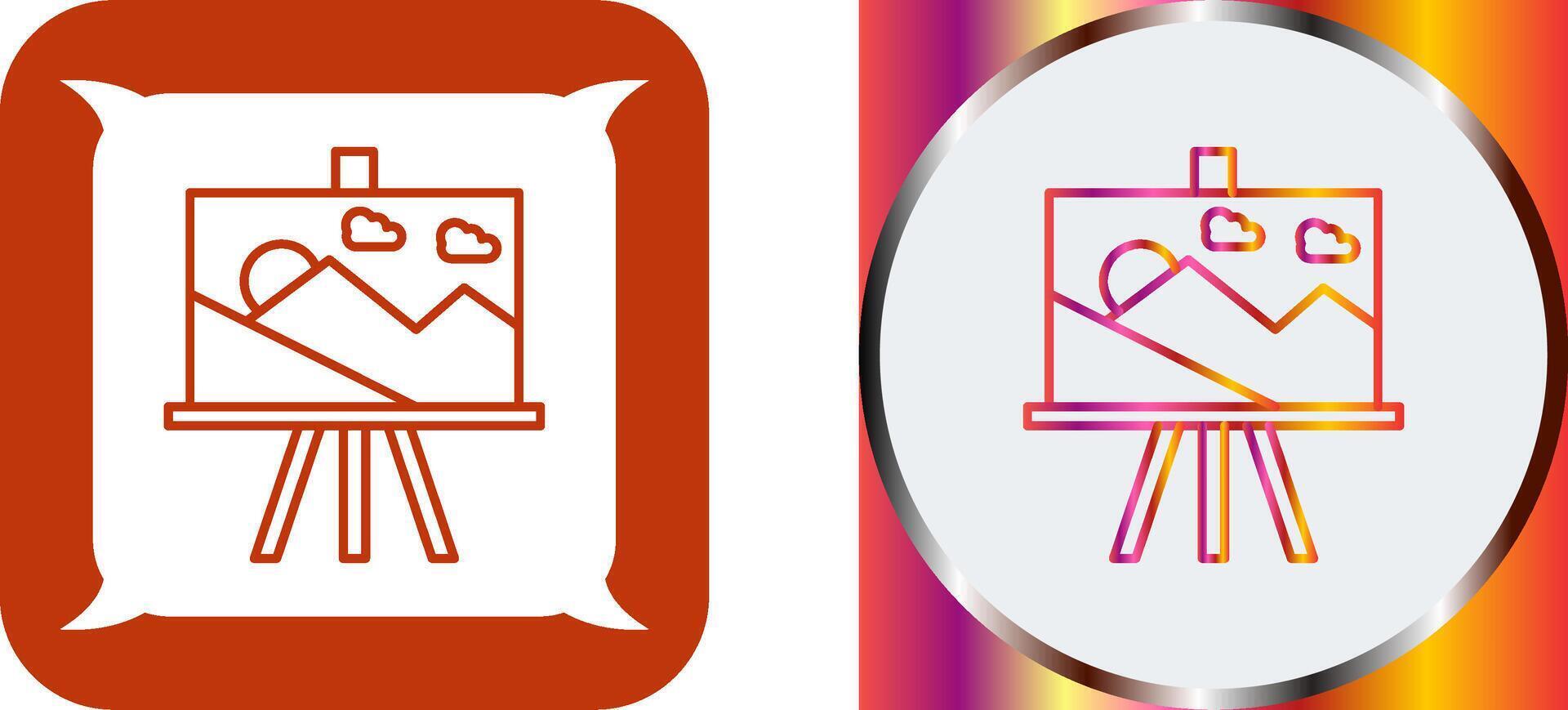 Canvas Icon Design vector