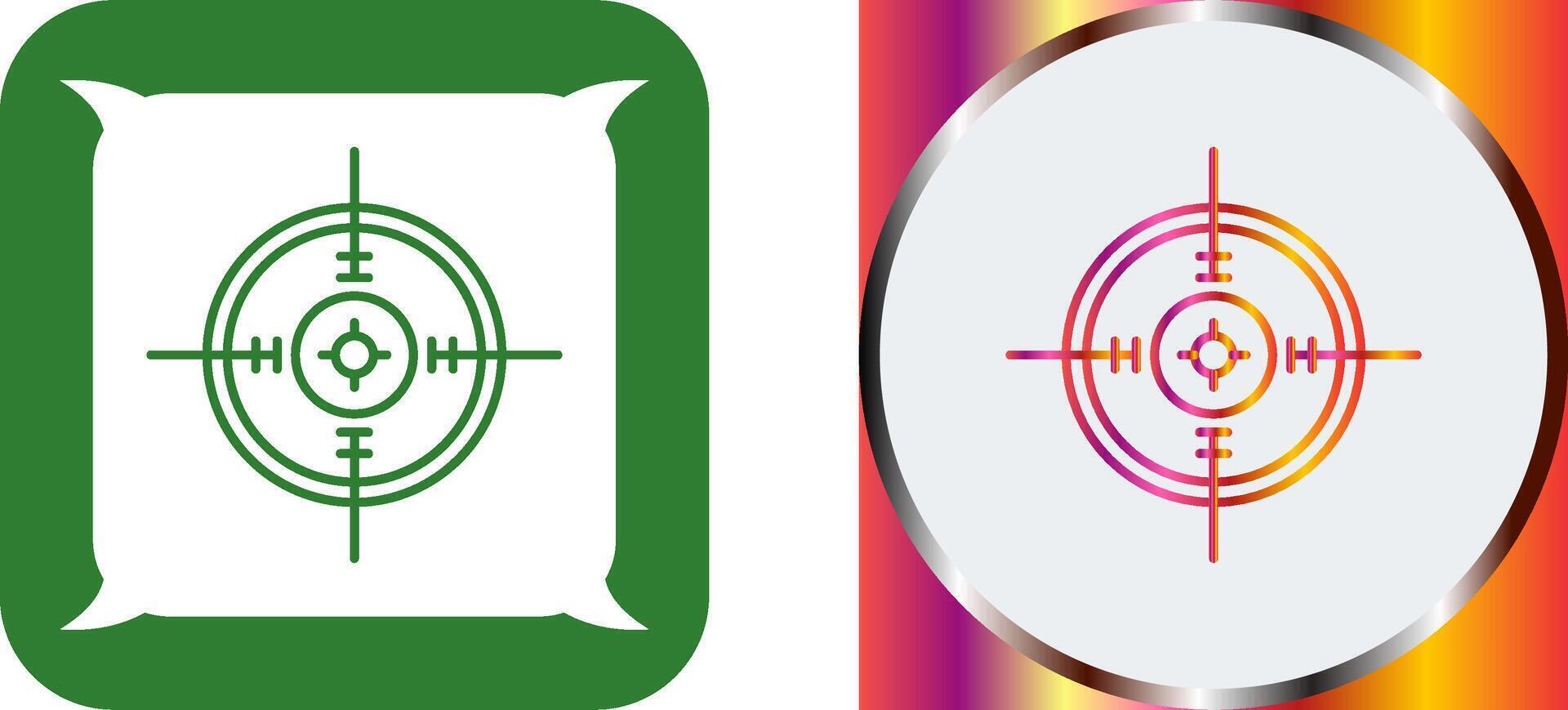 Aim Icon Design vector