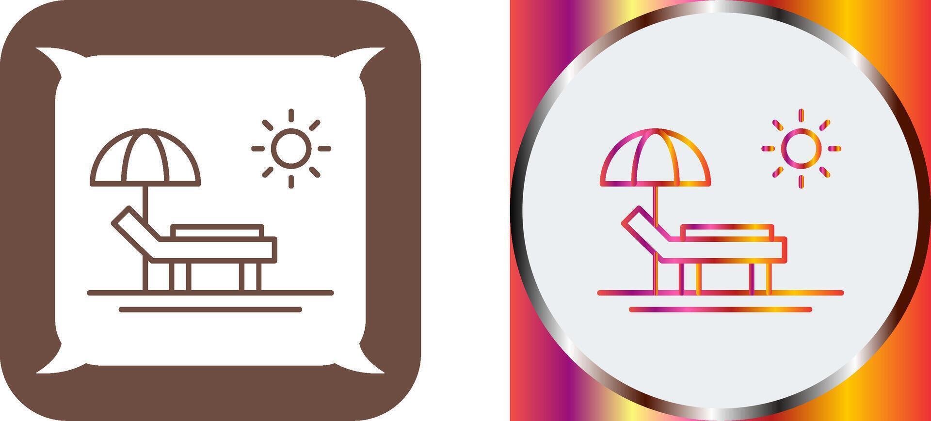 Hammock Icon Design vector