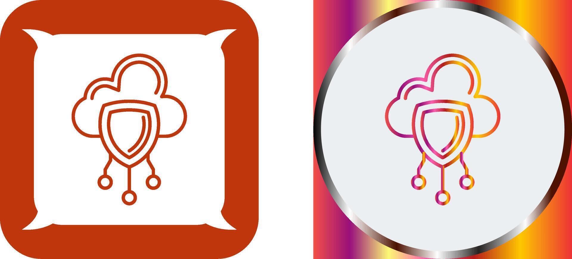Data Protection Icon Design vector