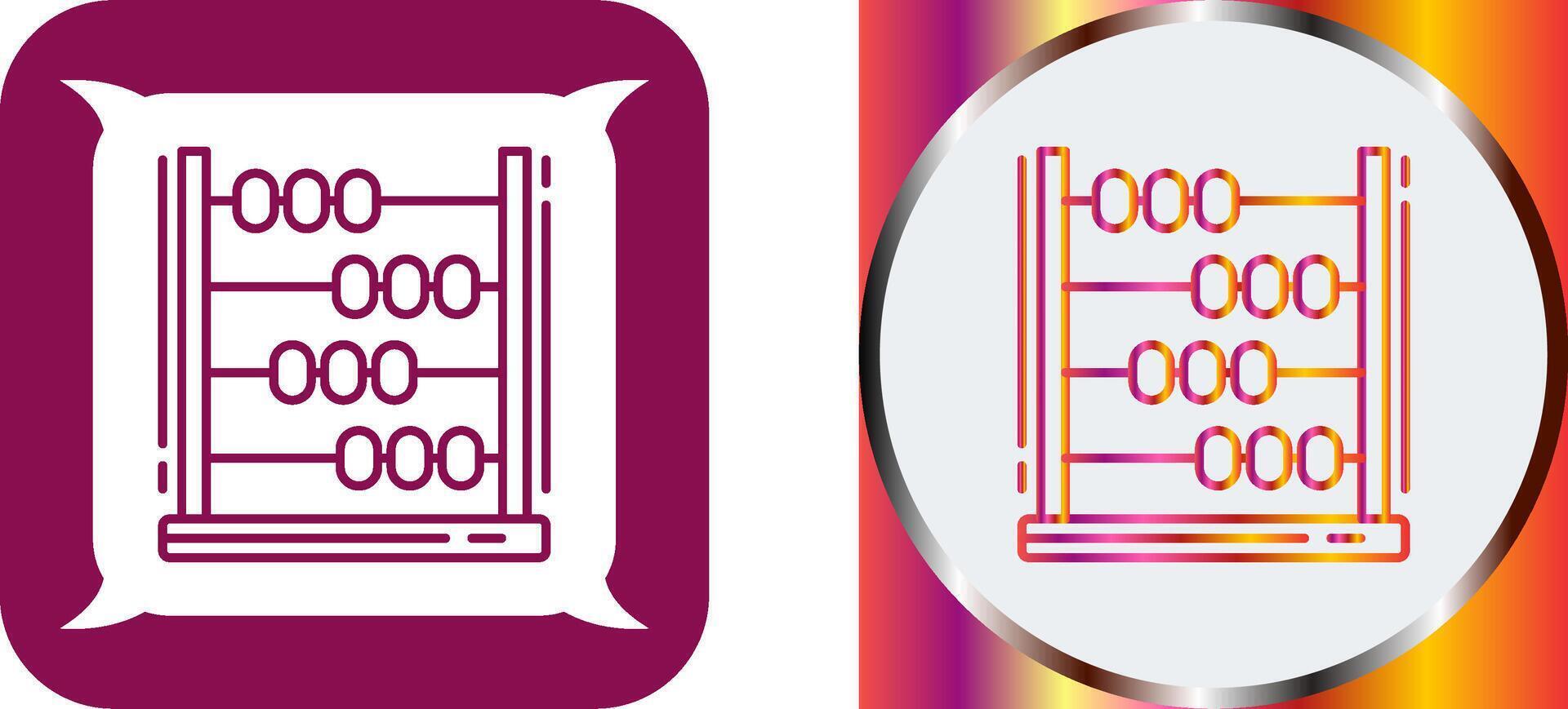 Abacus Icon Design vector