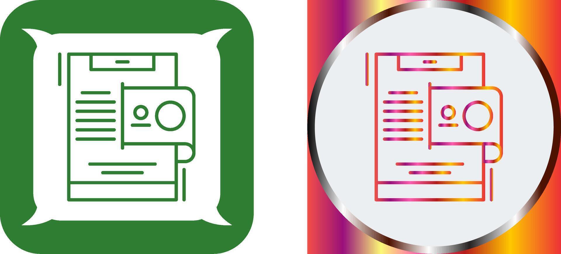 Mobile Payment Icon Design vector