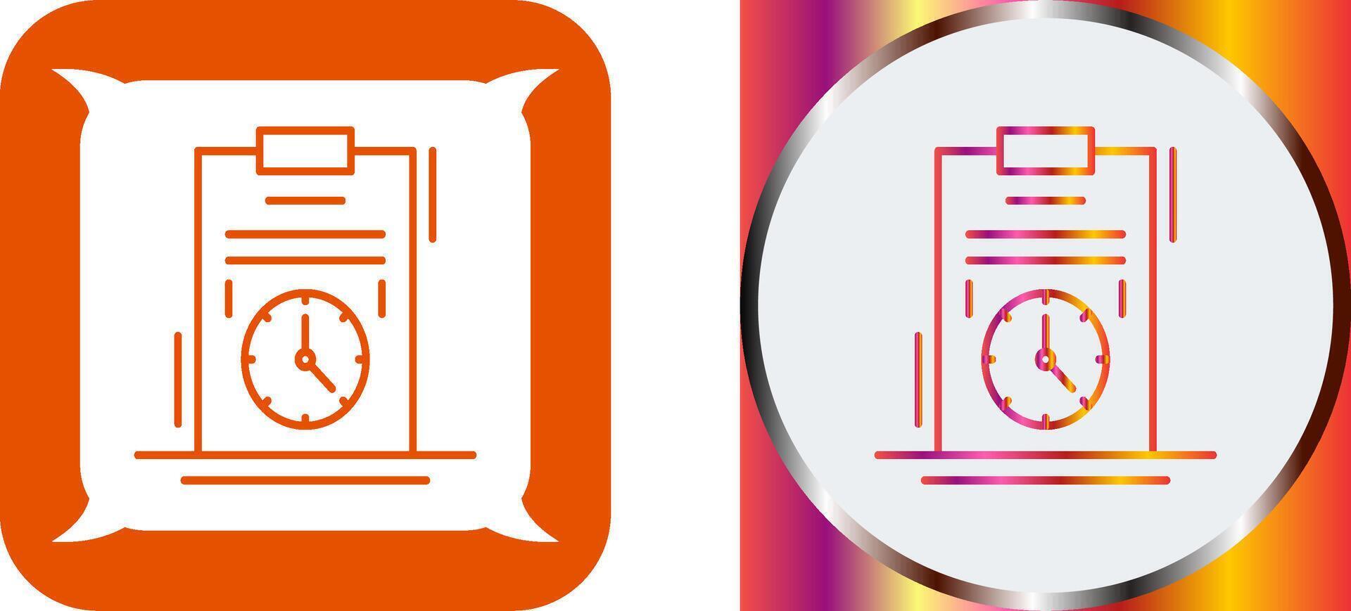 Time Management Icon Design vector