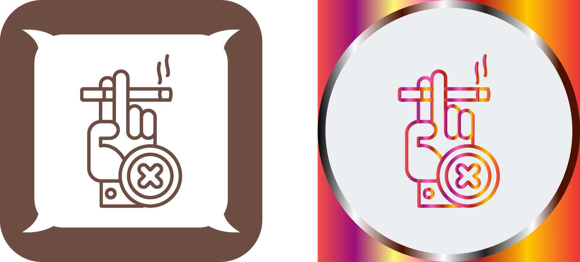 Quit Smoking Icon Design vector