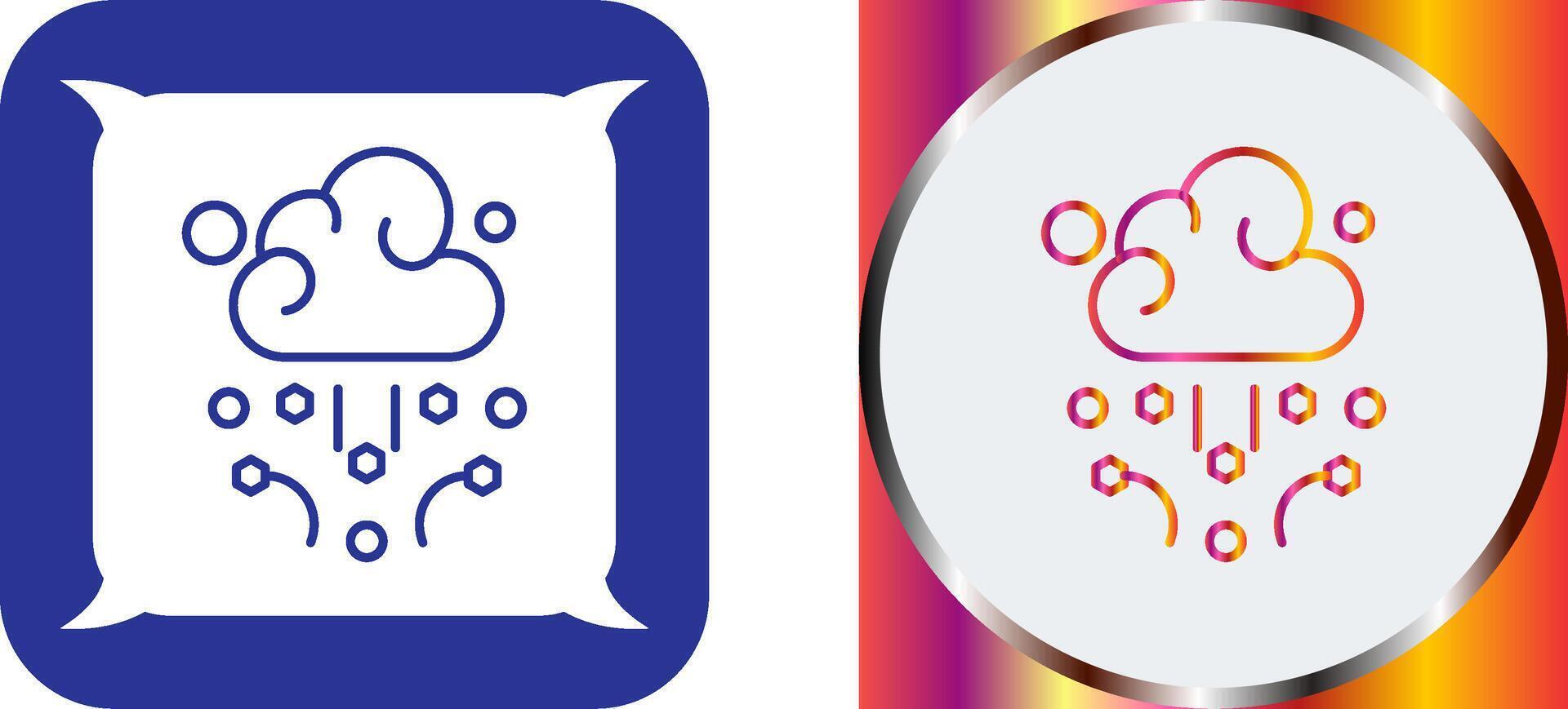 Hail Icon Design vector