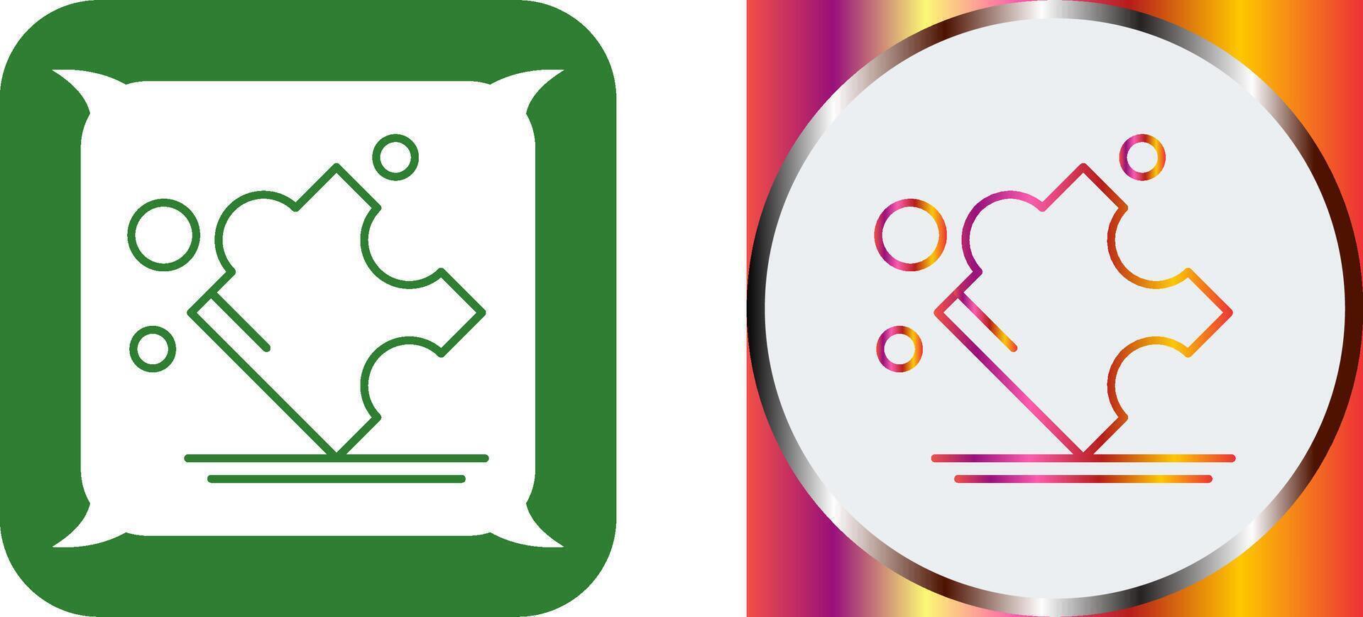 Puzzle Icon Design vector