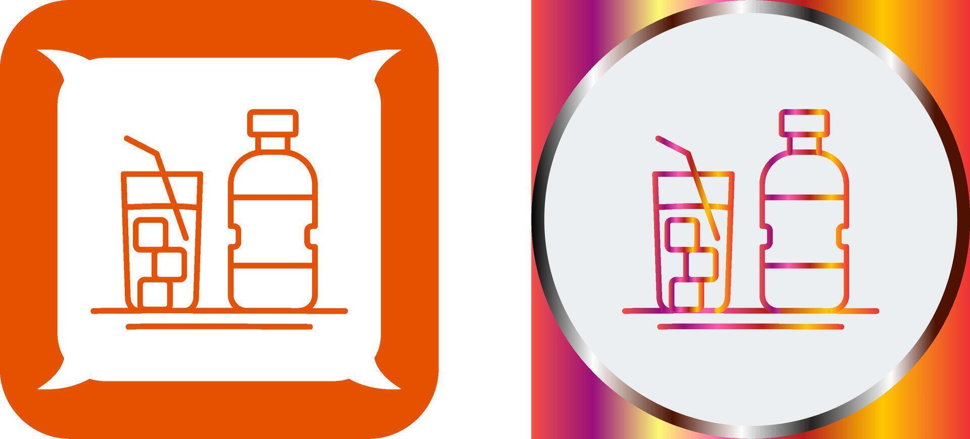 Mineral Water Icon Design vector