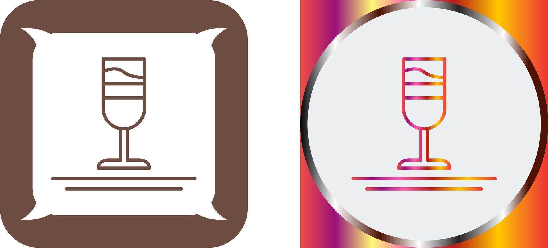 Rainbow Drink Icon Design vector