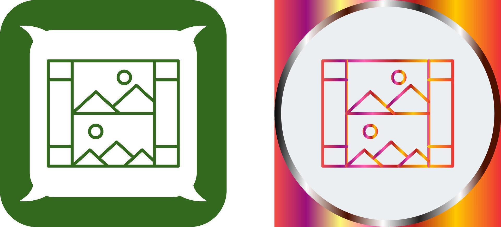 Gallery Icon Design vector