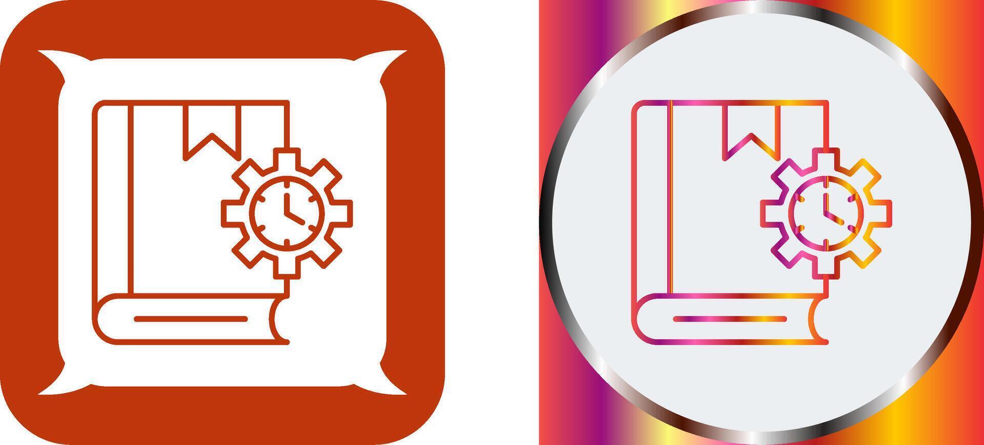 Duration Icon Design vector