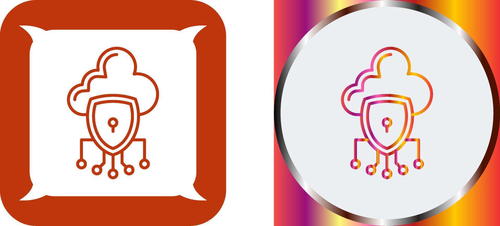 Data Protection Icon Design vector