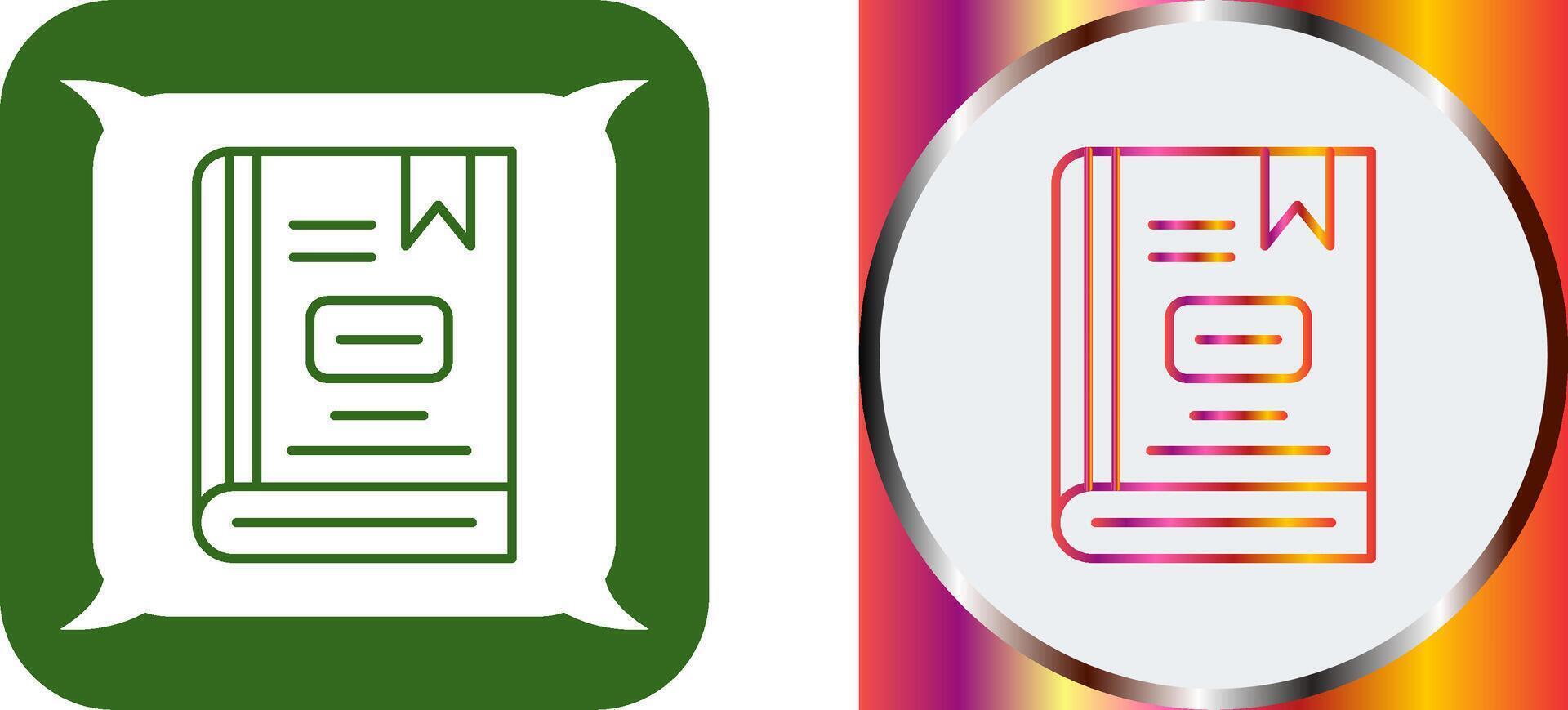 Book Icon Design vector