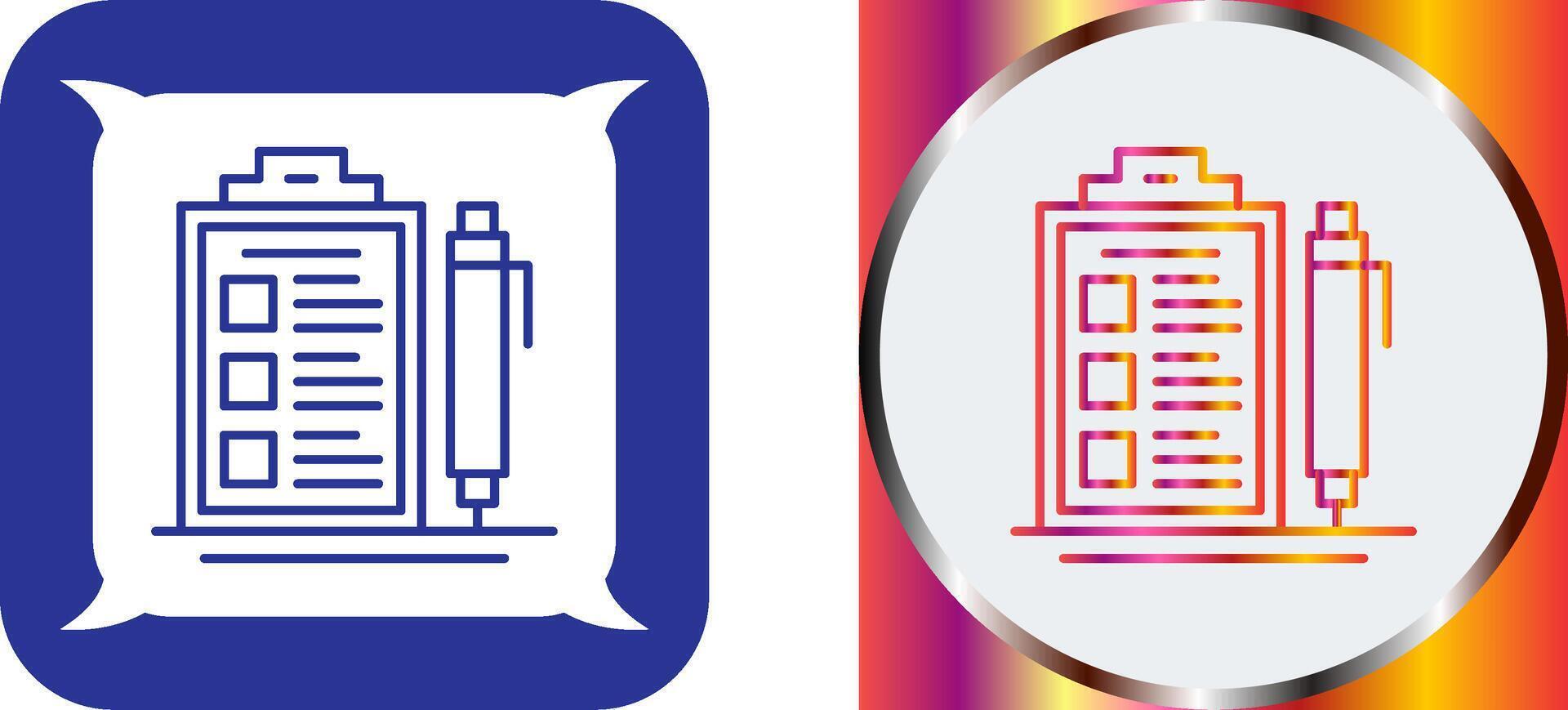 Check List Icon Design vector