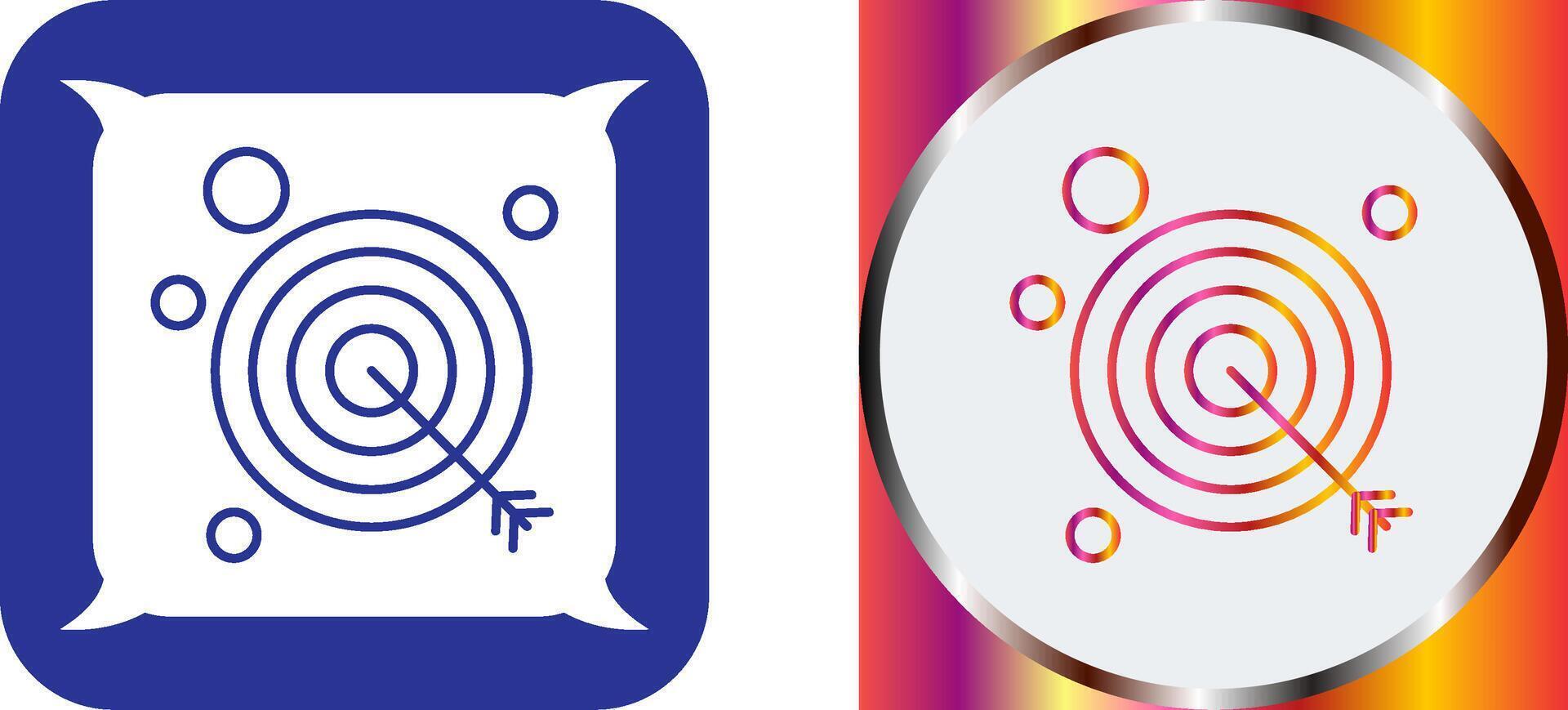 Target Icon Design vector
