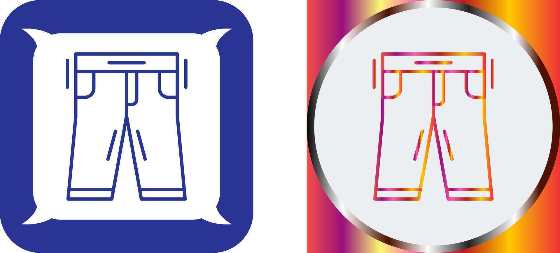 Pants Icon Design vector