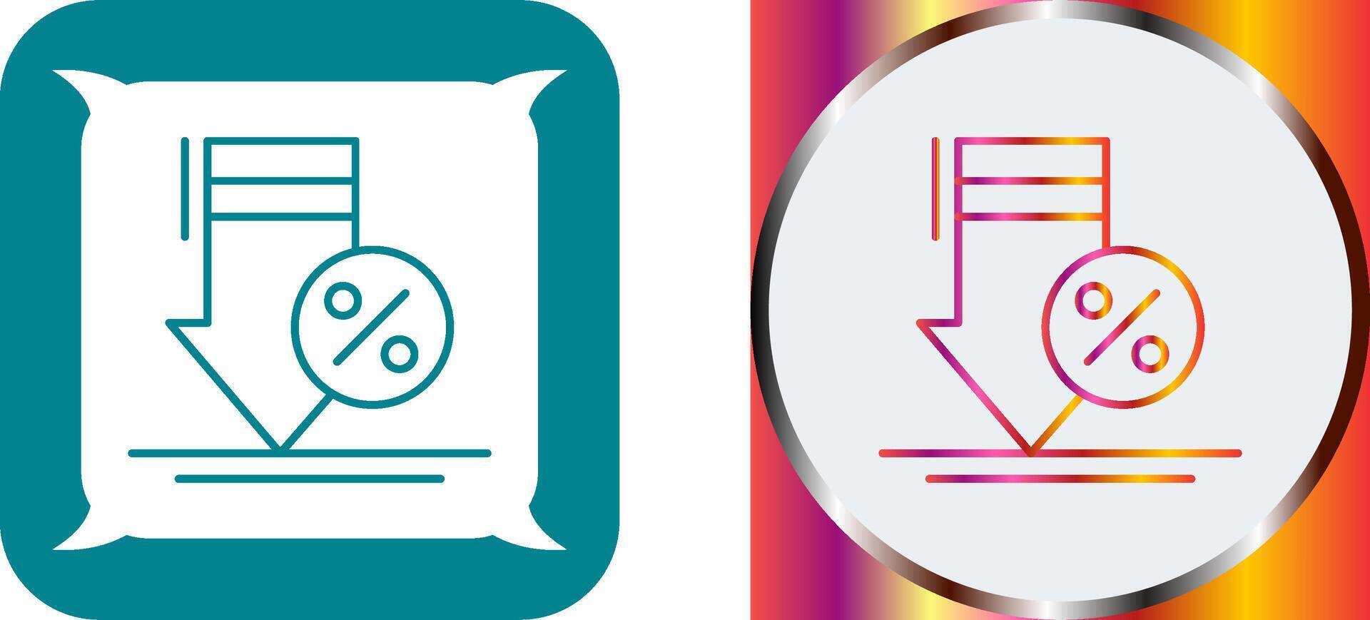 Discount Icon Design vector