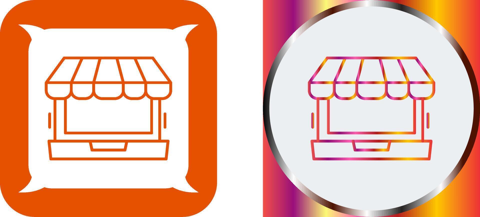 Online Shopping Icon Design vector