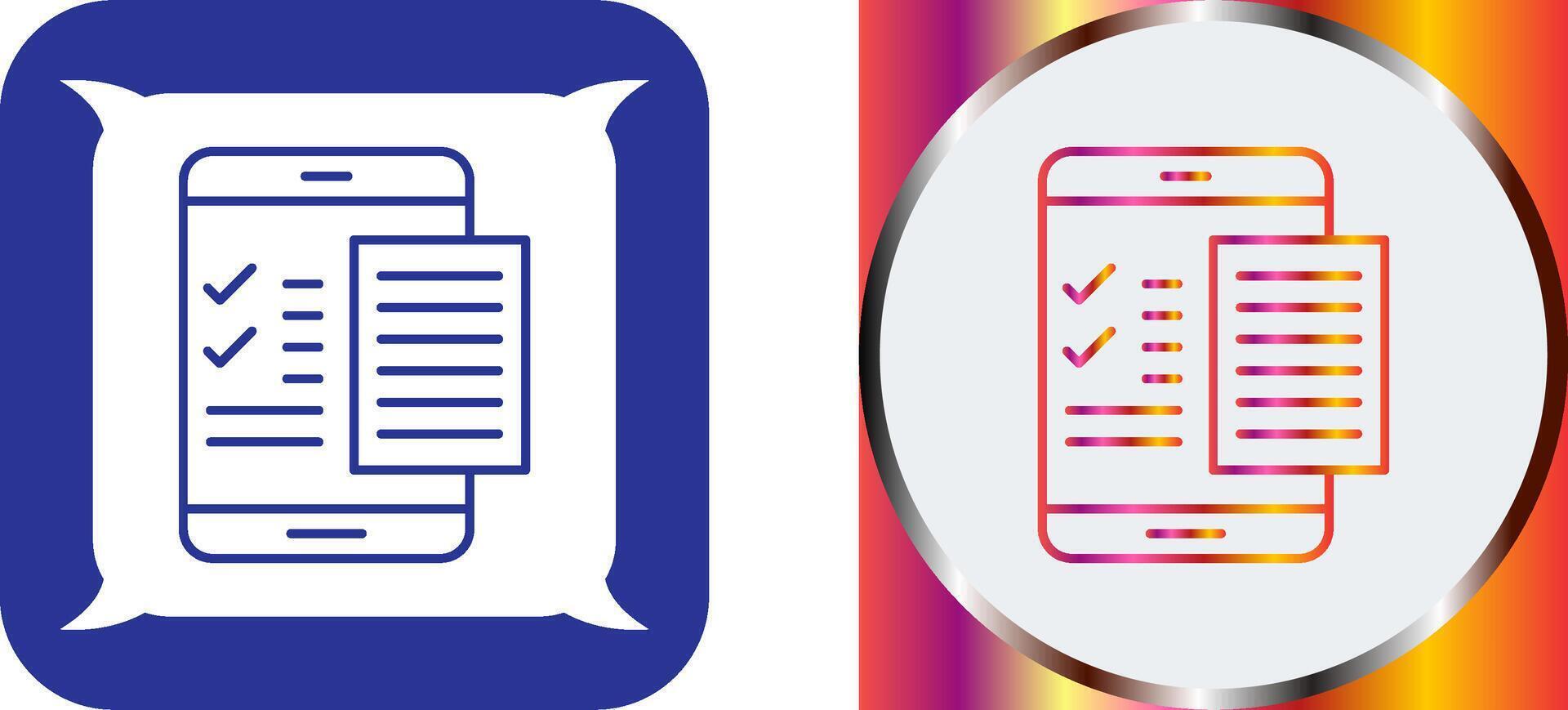 Check List Icon Design vector
