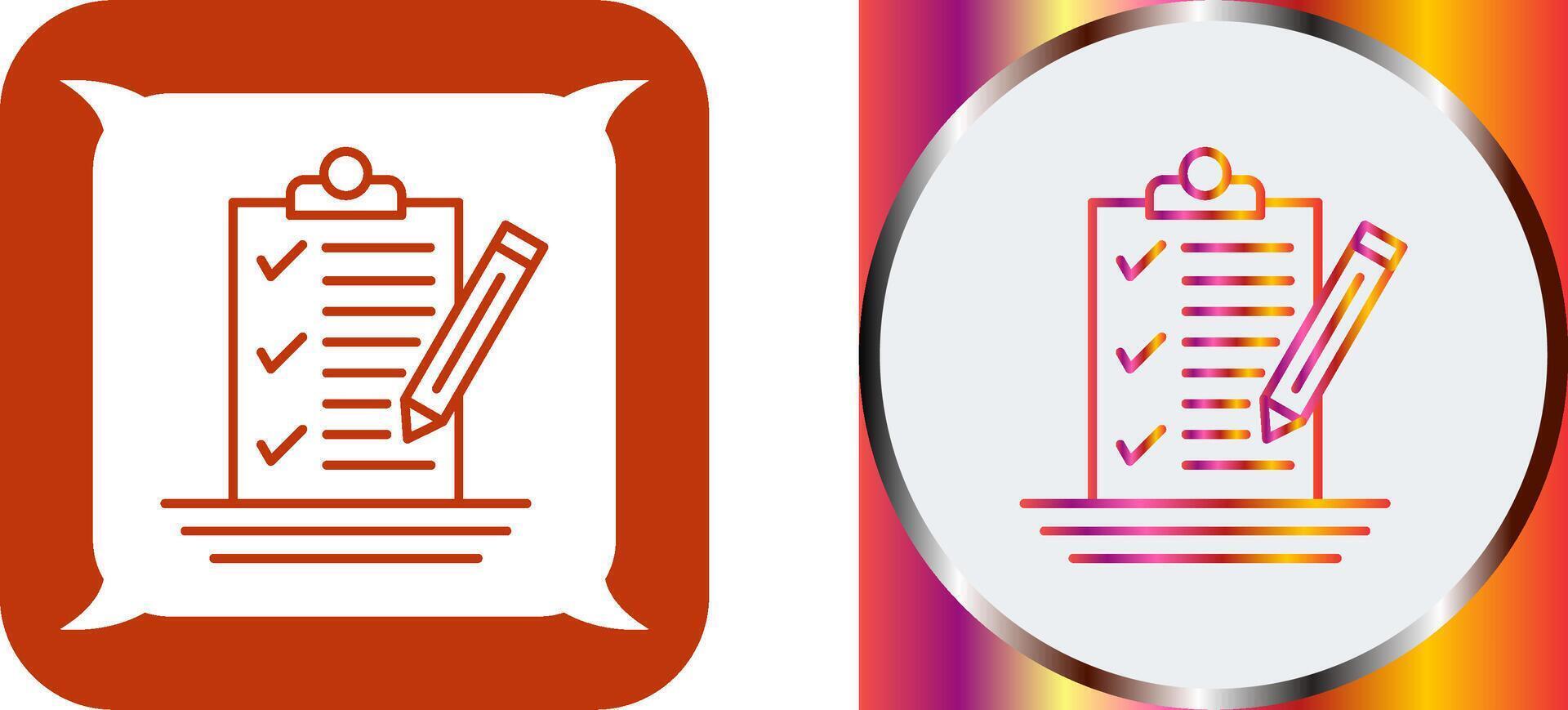 Check List Icon Design vector