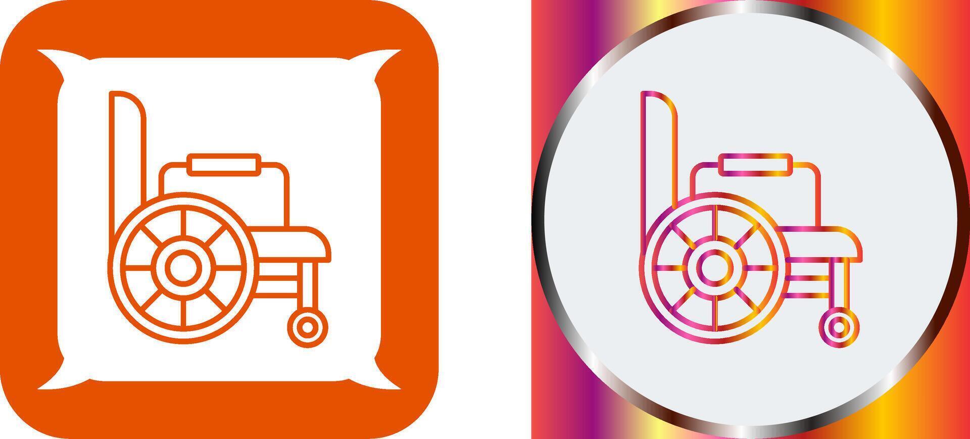 Wheelchair Icon Design vector