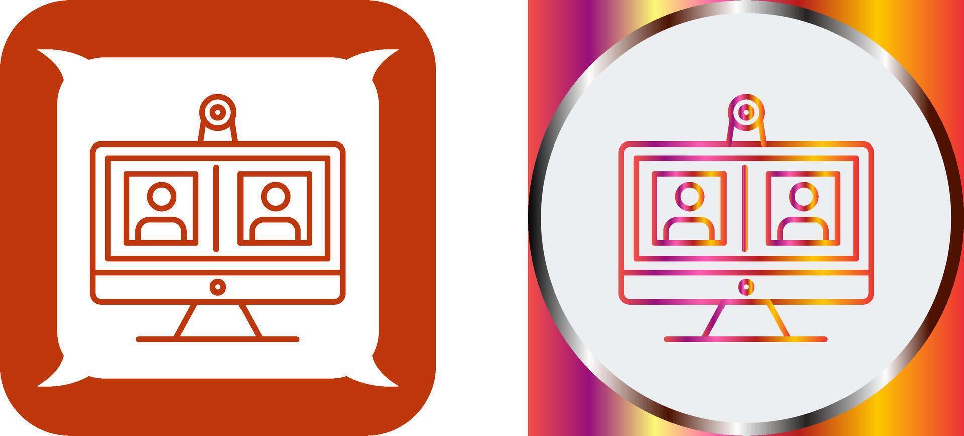 Videocall Icon Design vector