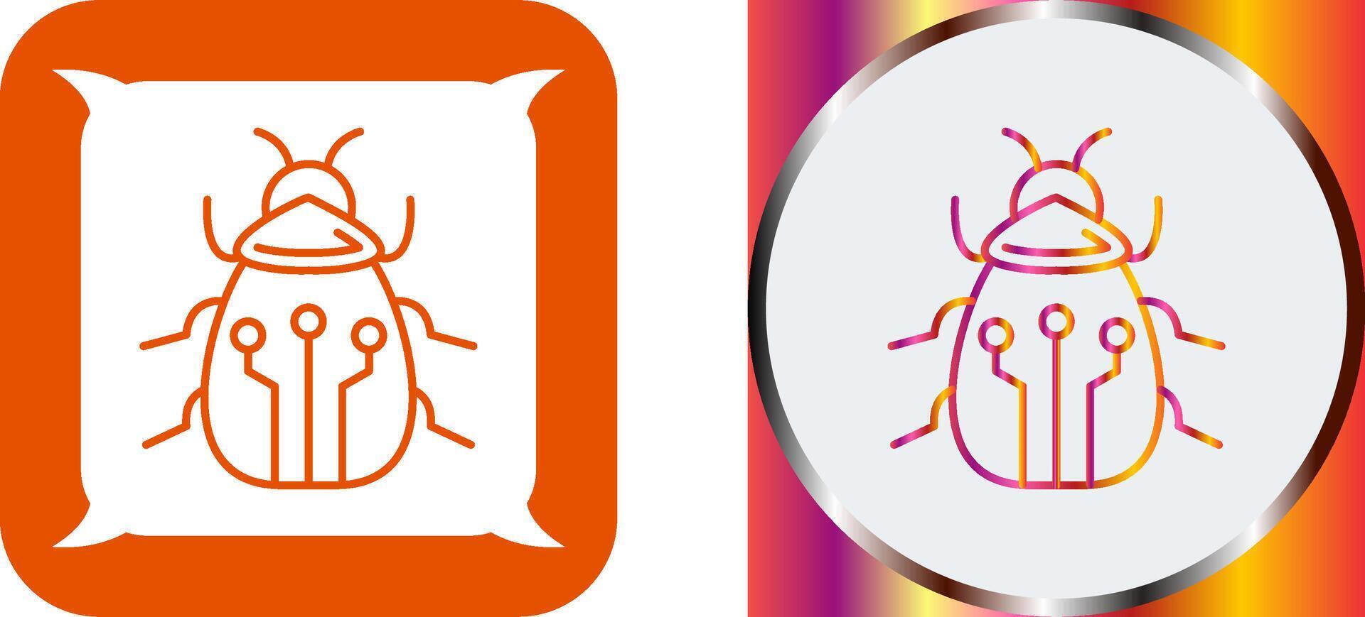 Bug Icon Design vector