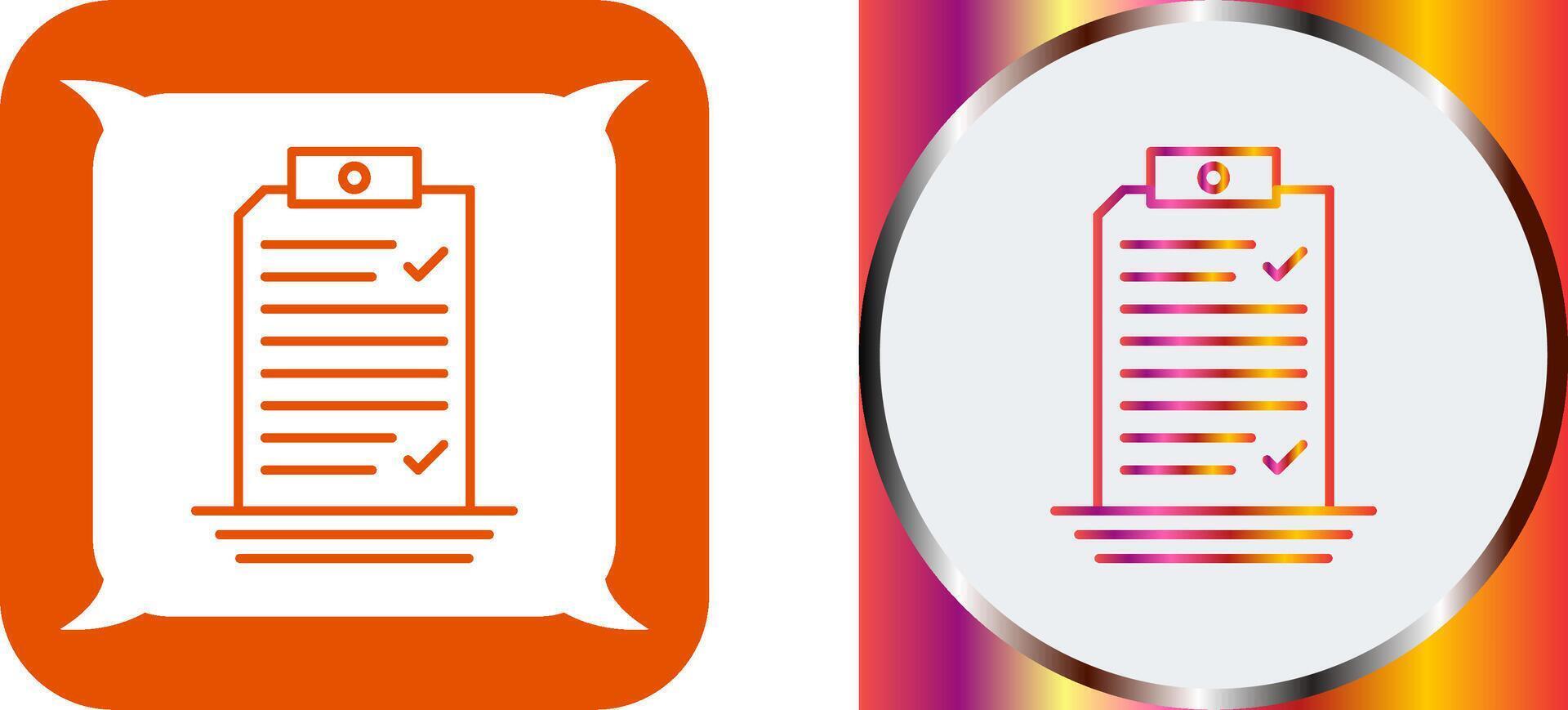 Check List Icon Design vector