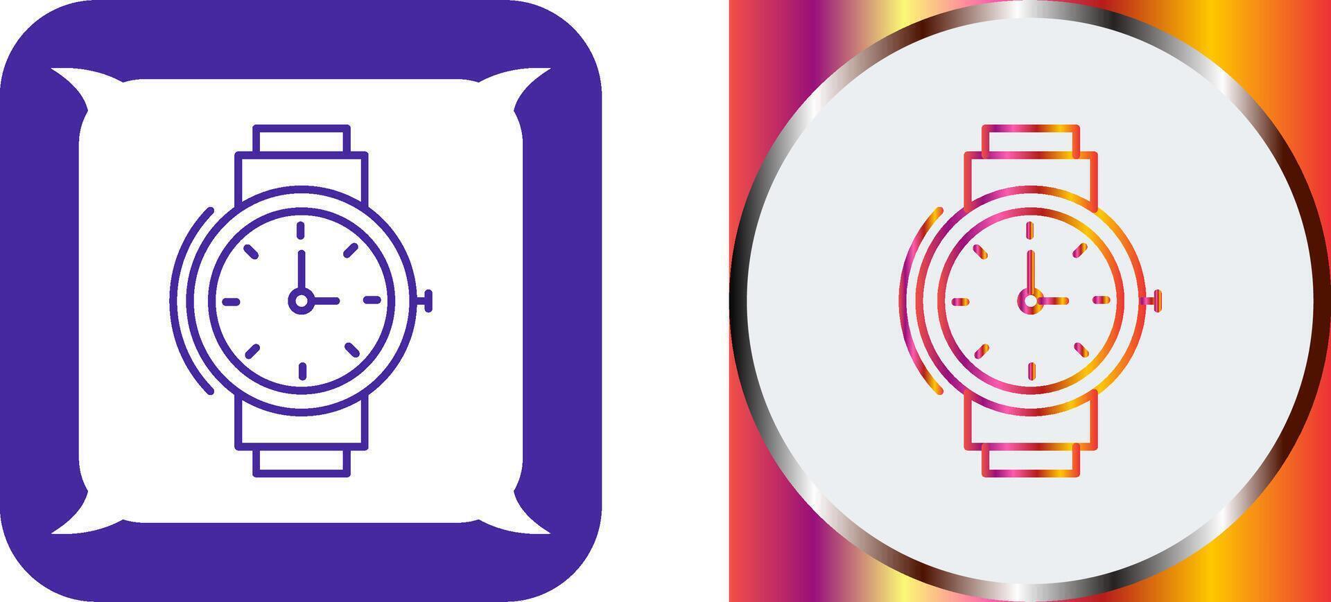 Wrist Watch Icon Design vector