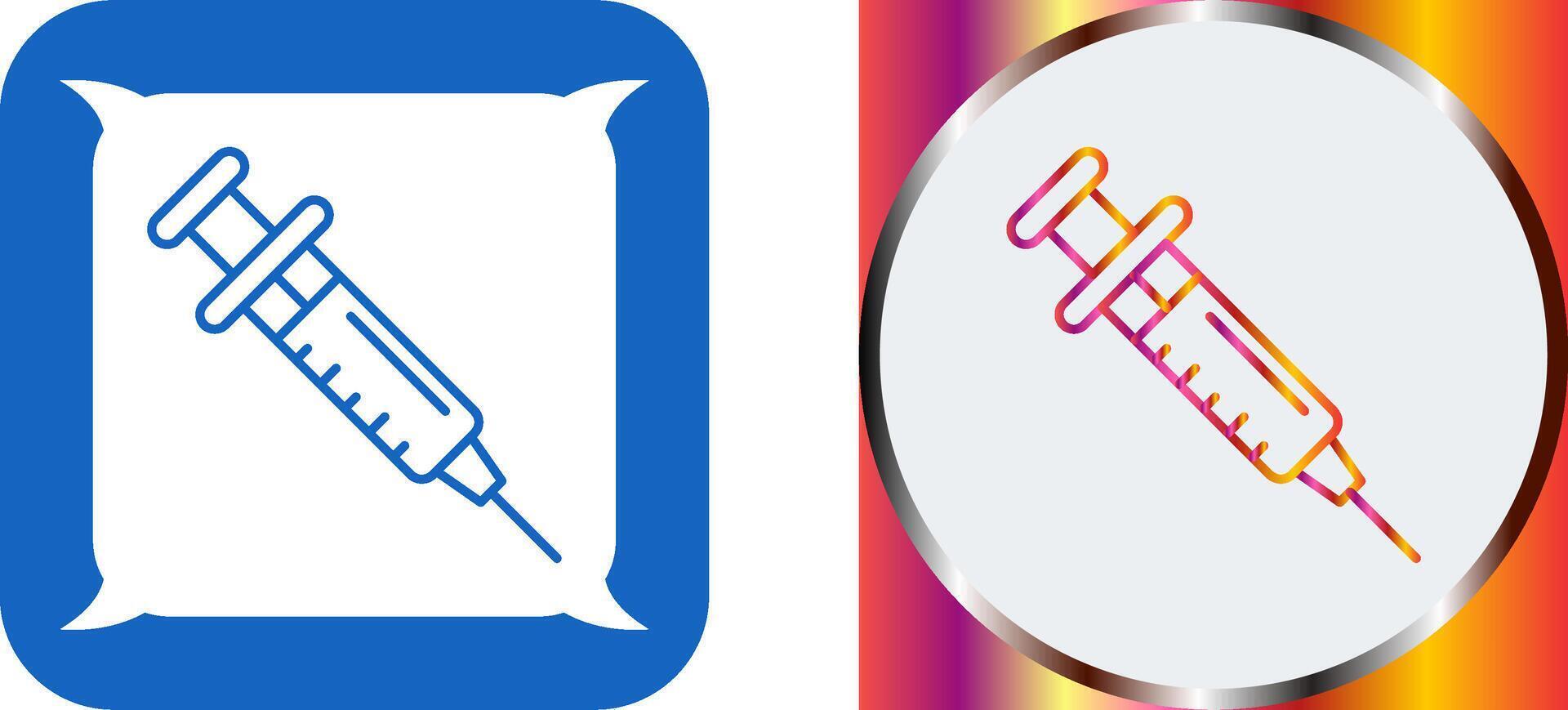 Injection Icon Design vector