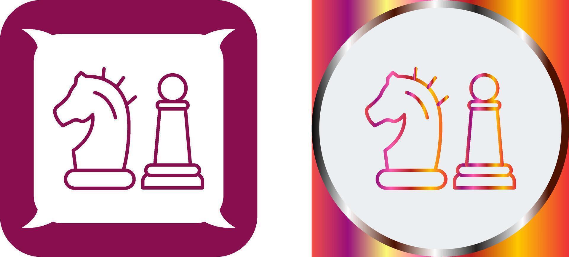 Chess Piece Icon Design vector