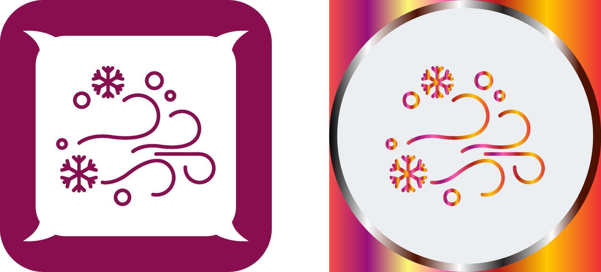 Blizzard Icon Design vector