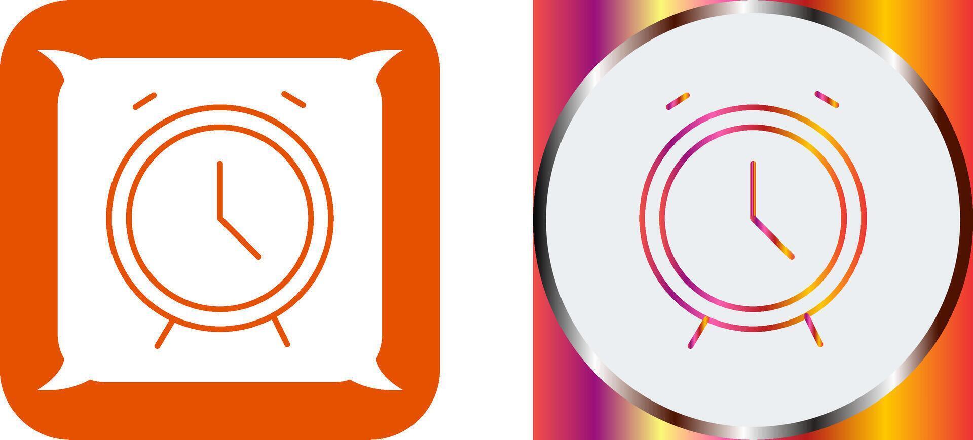 Alarm Clock Icon Design vector
