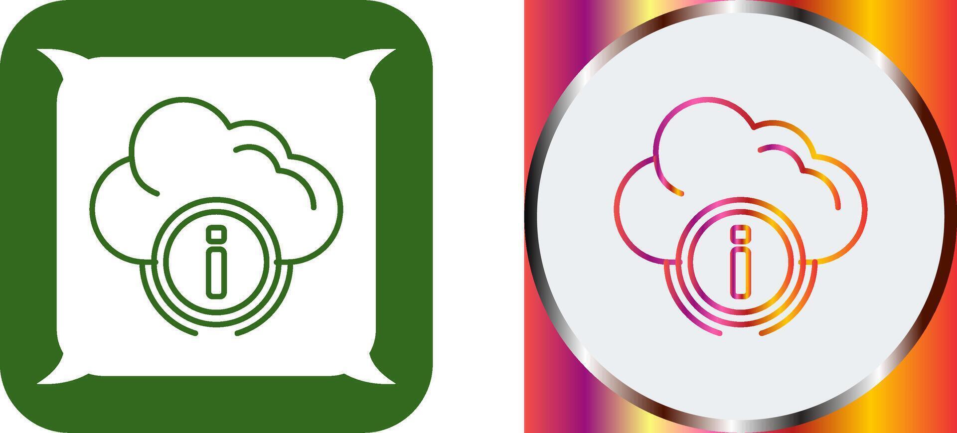 Cloud Computing Icon Design vector