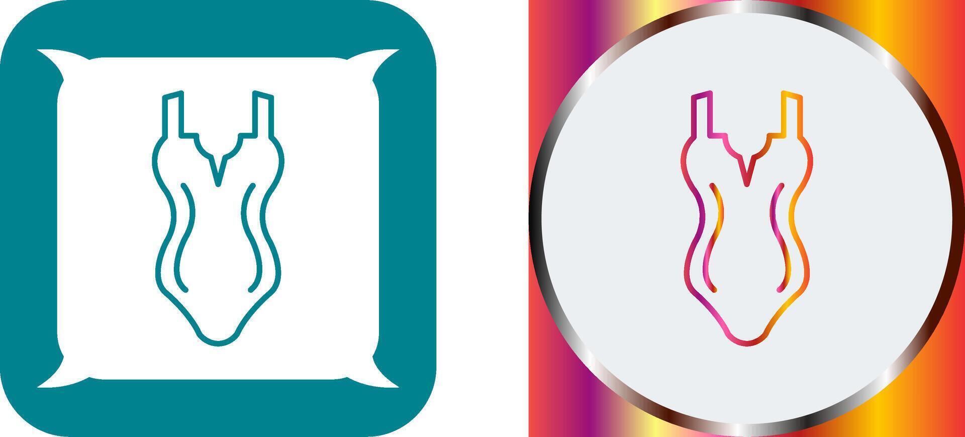 Swim Suit Icon Design vector