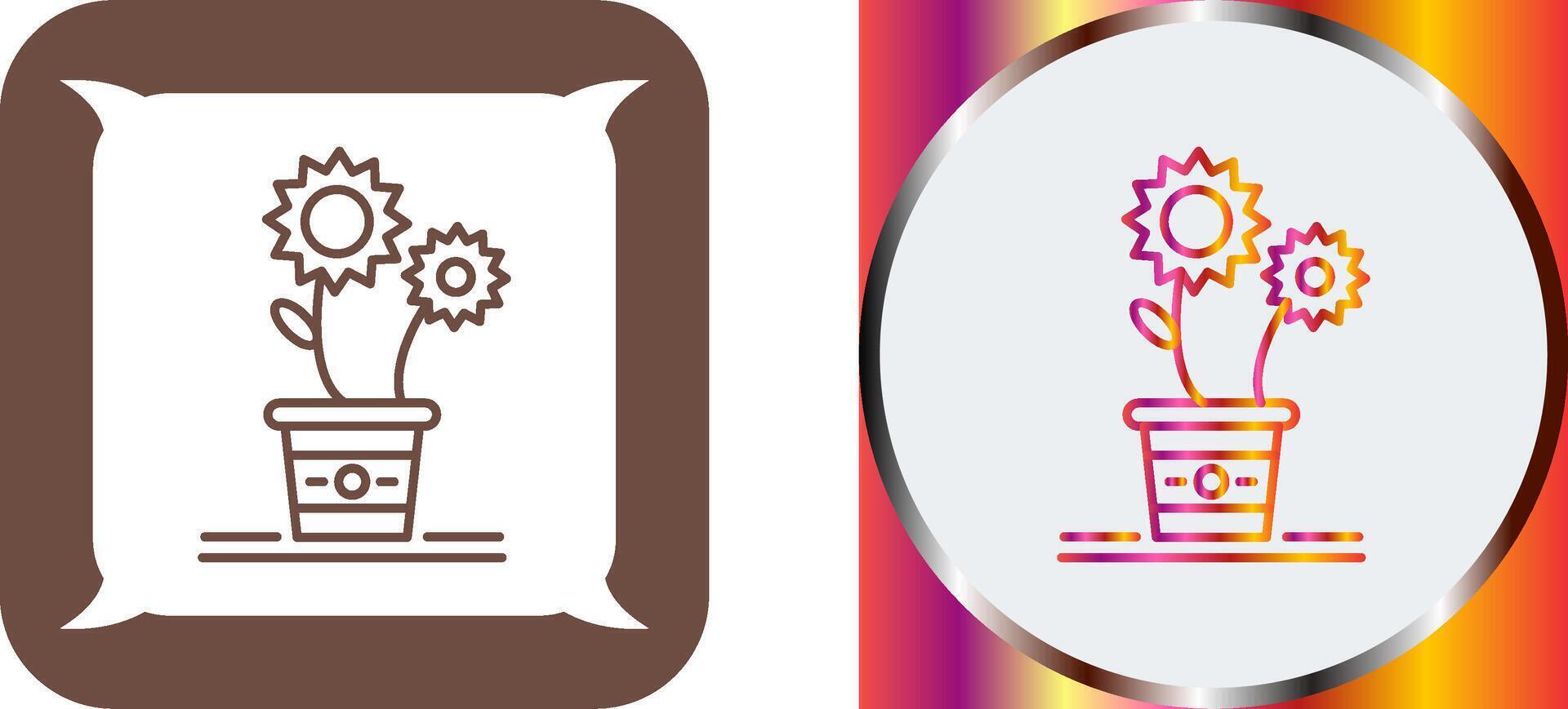 Flowers Icon Design vector