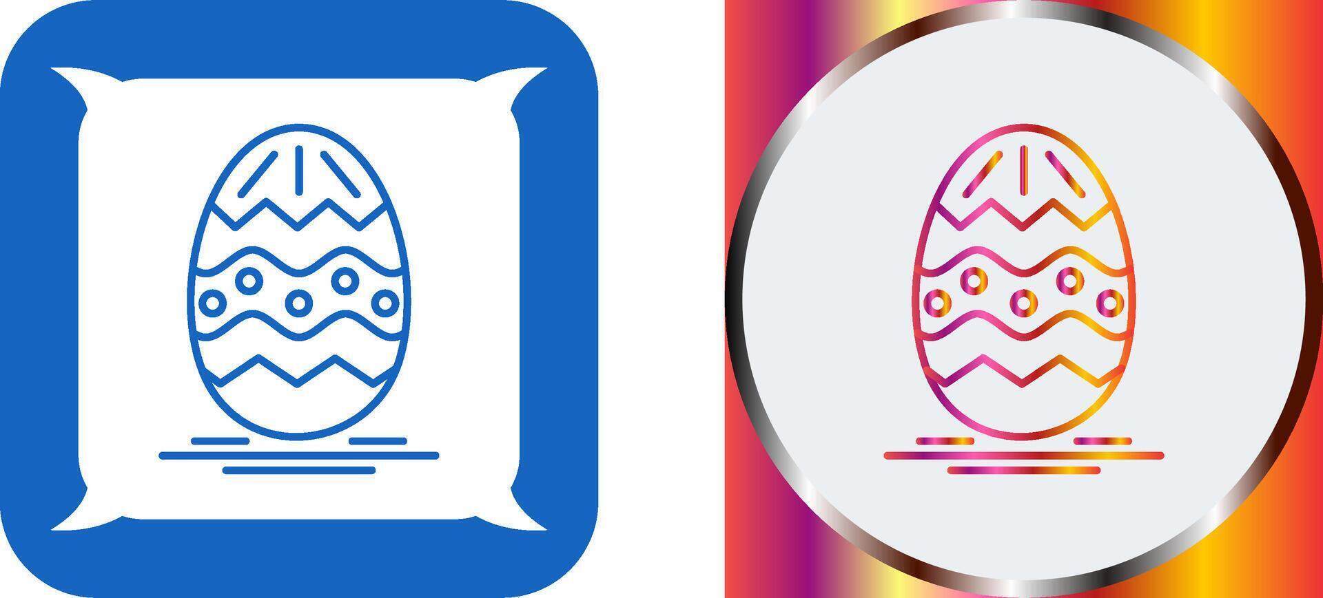 Easter Egg Icon Design vector