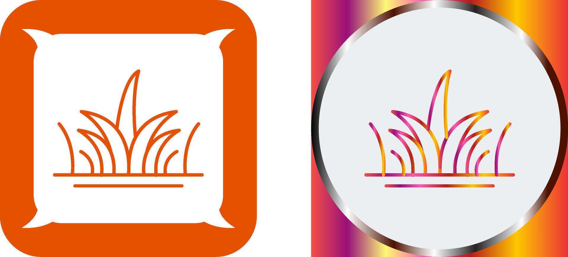 Grass Icon Design vector