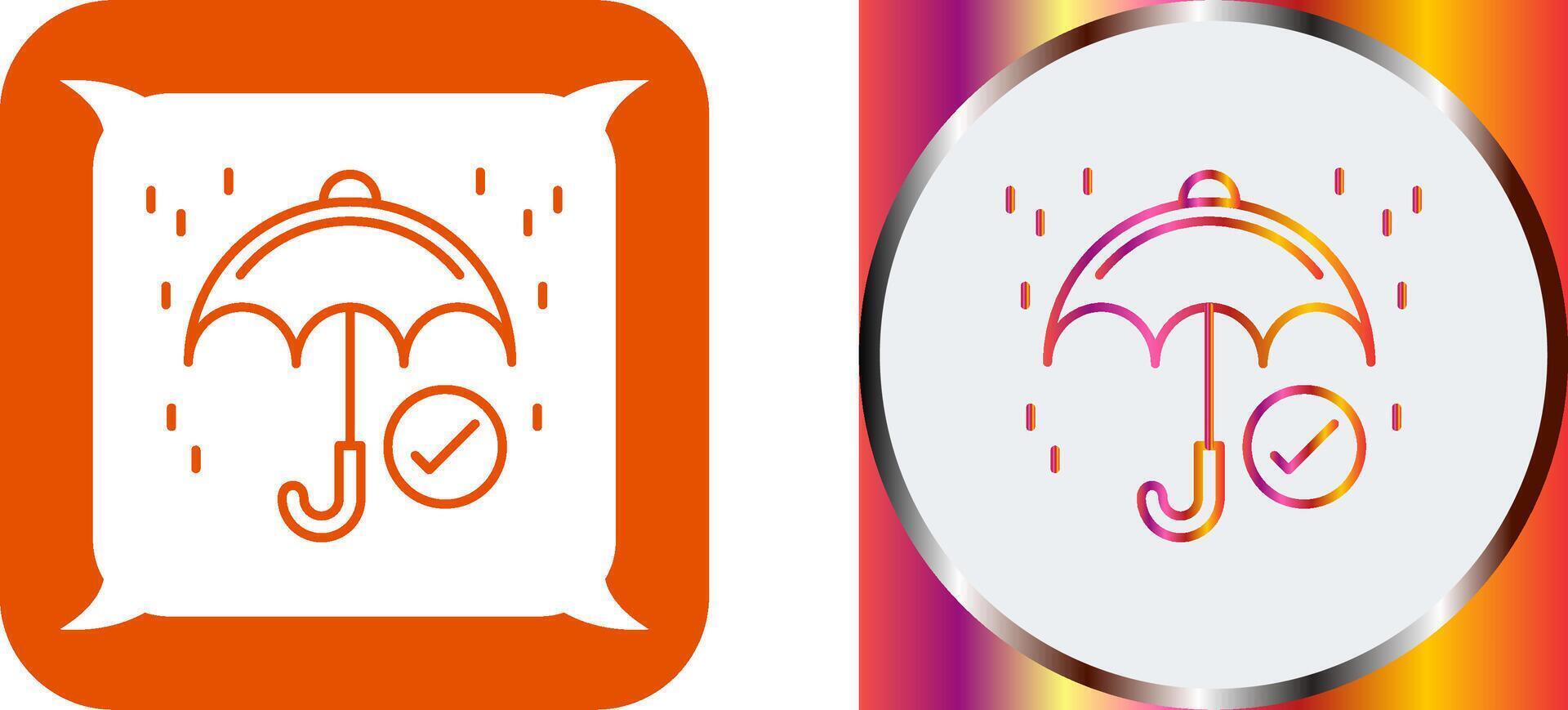 Keep Dry Icon Design vector