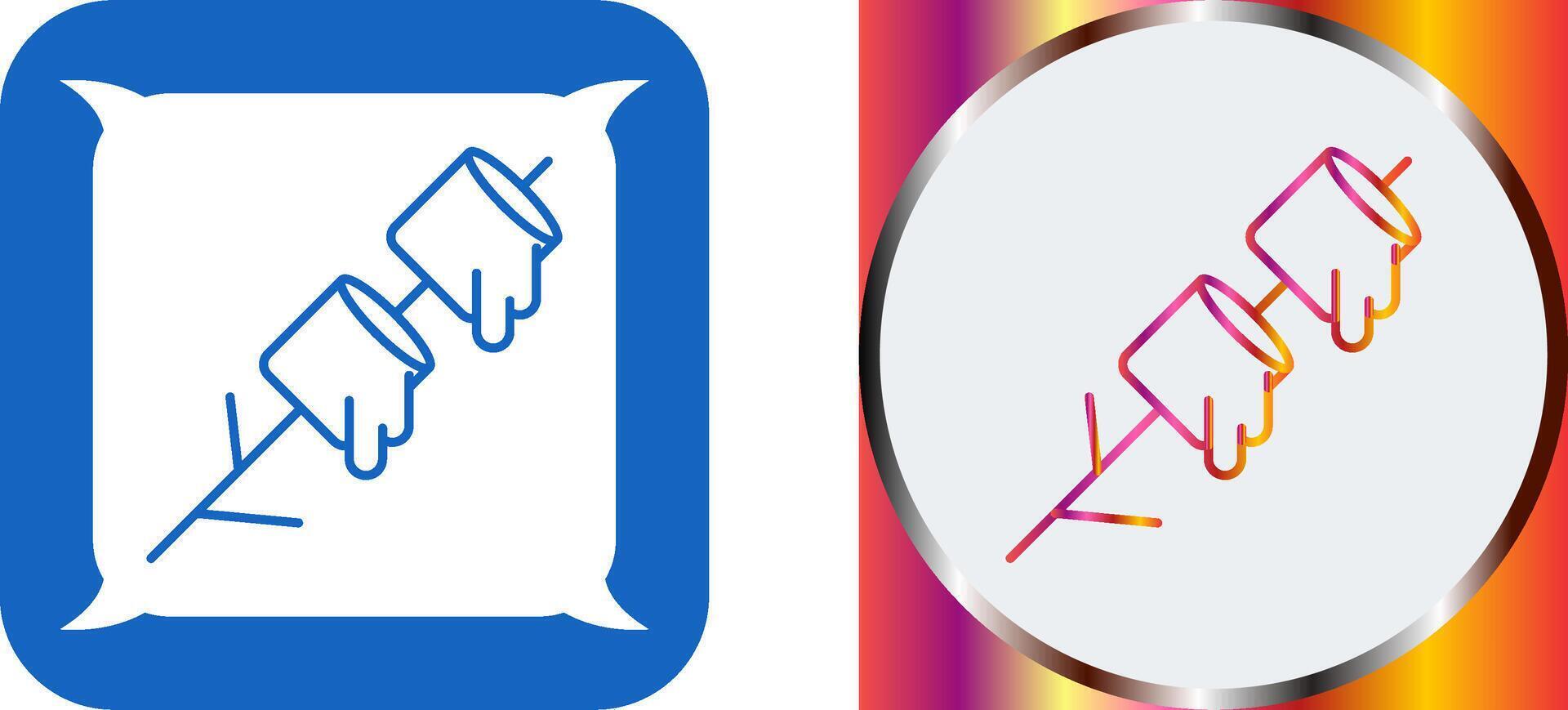 Marshmallows Icon Design vector