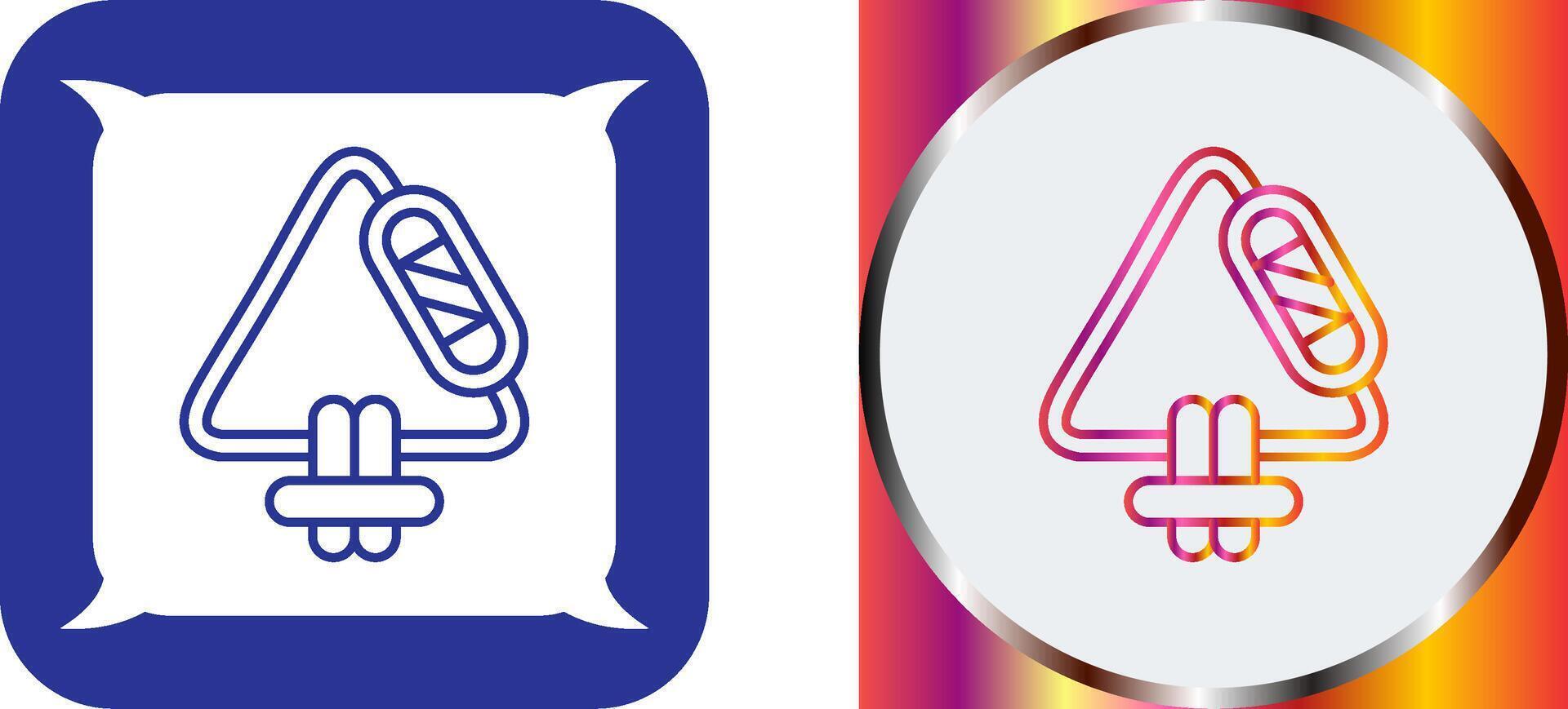 Carabiner Icon Design vector